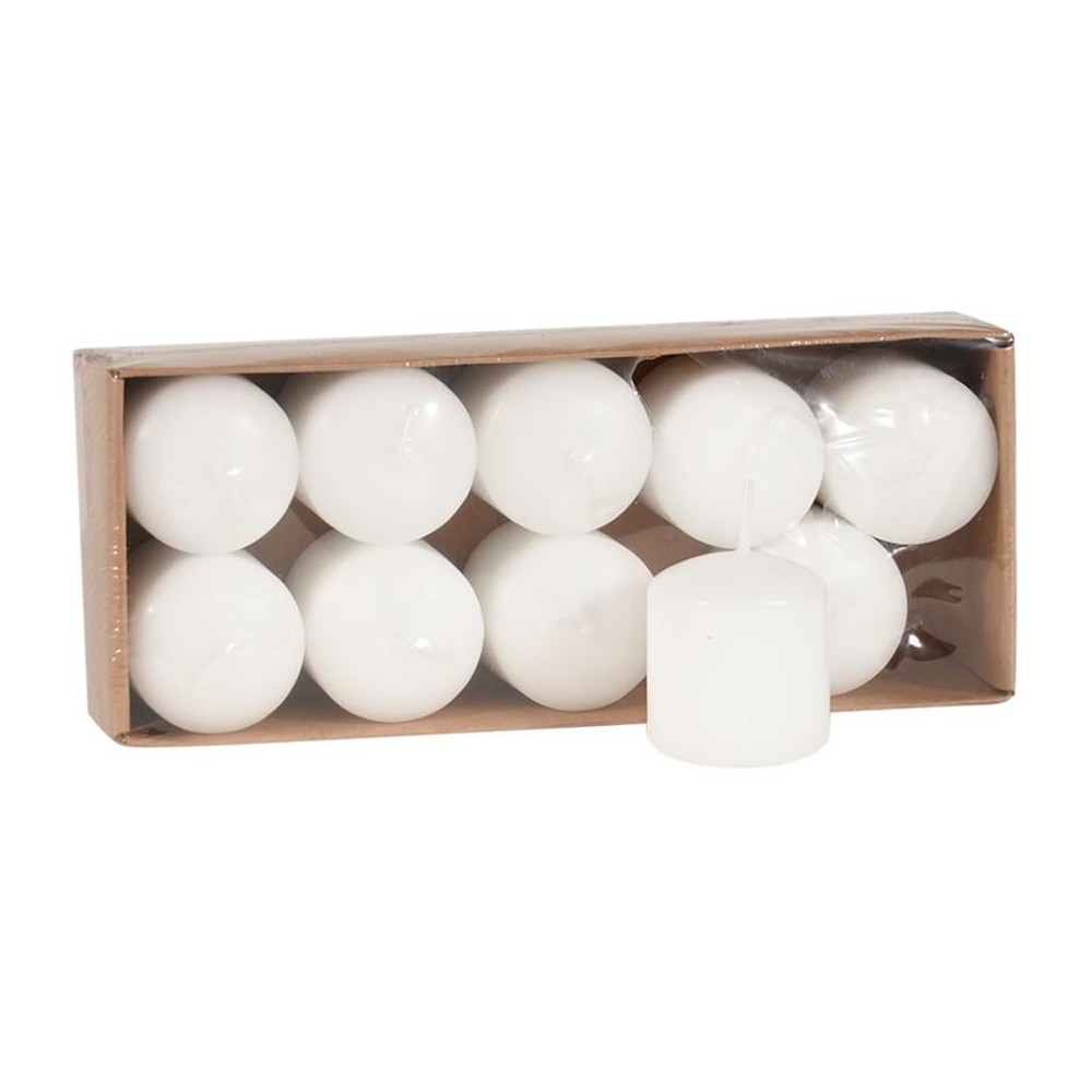 MOCCOLO BIANCO D.38MM. H.42MM.